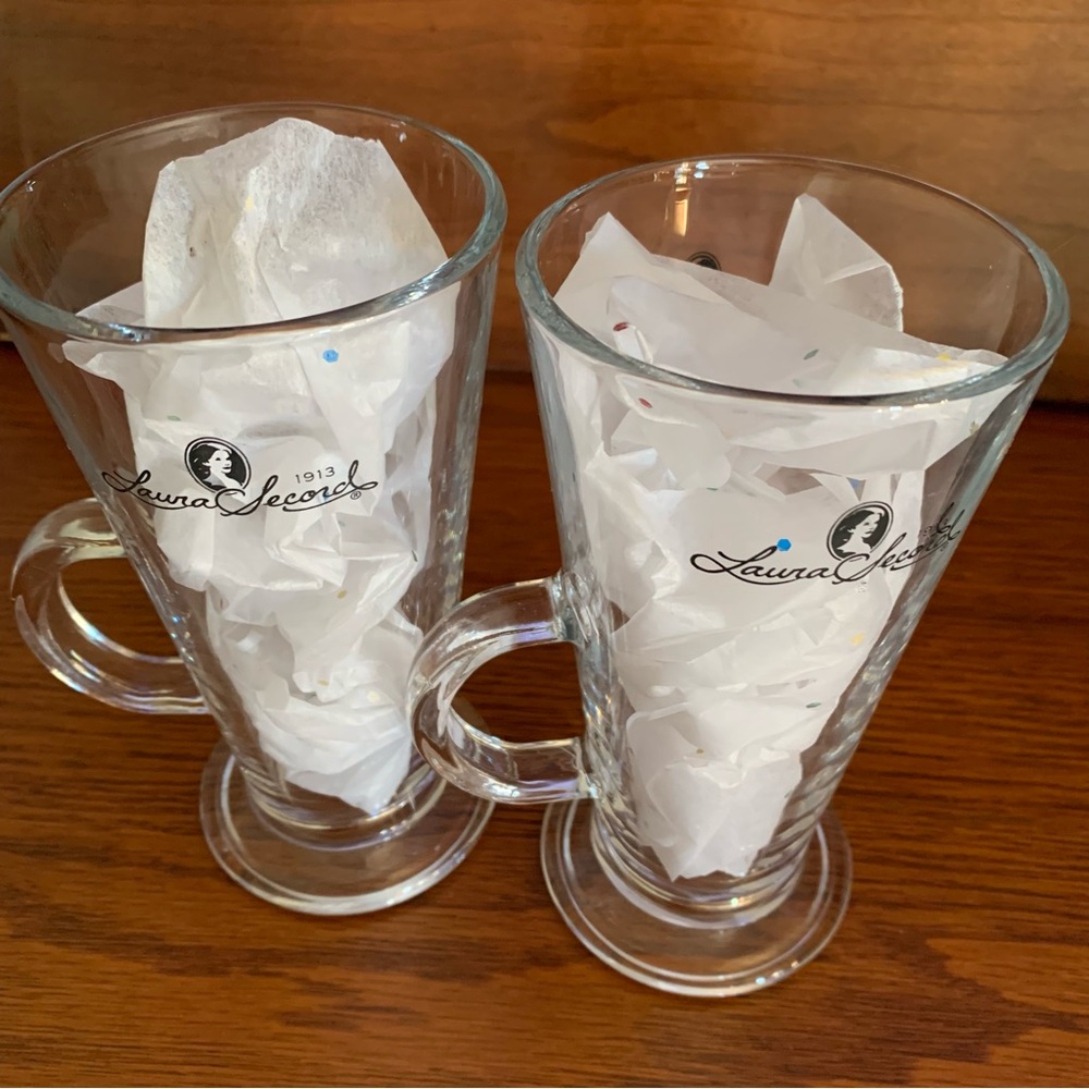 Clear Glass Mugs Set